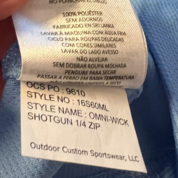 Columbia Golf Shotgun 1/4 Zip NWOT Large - Picture 4 of 4